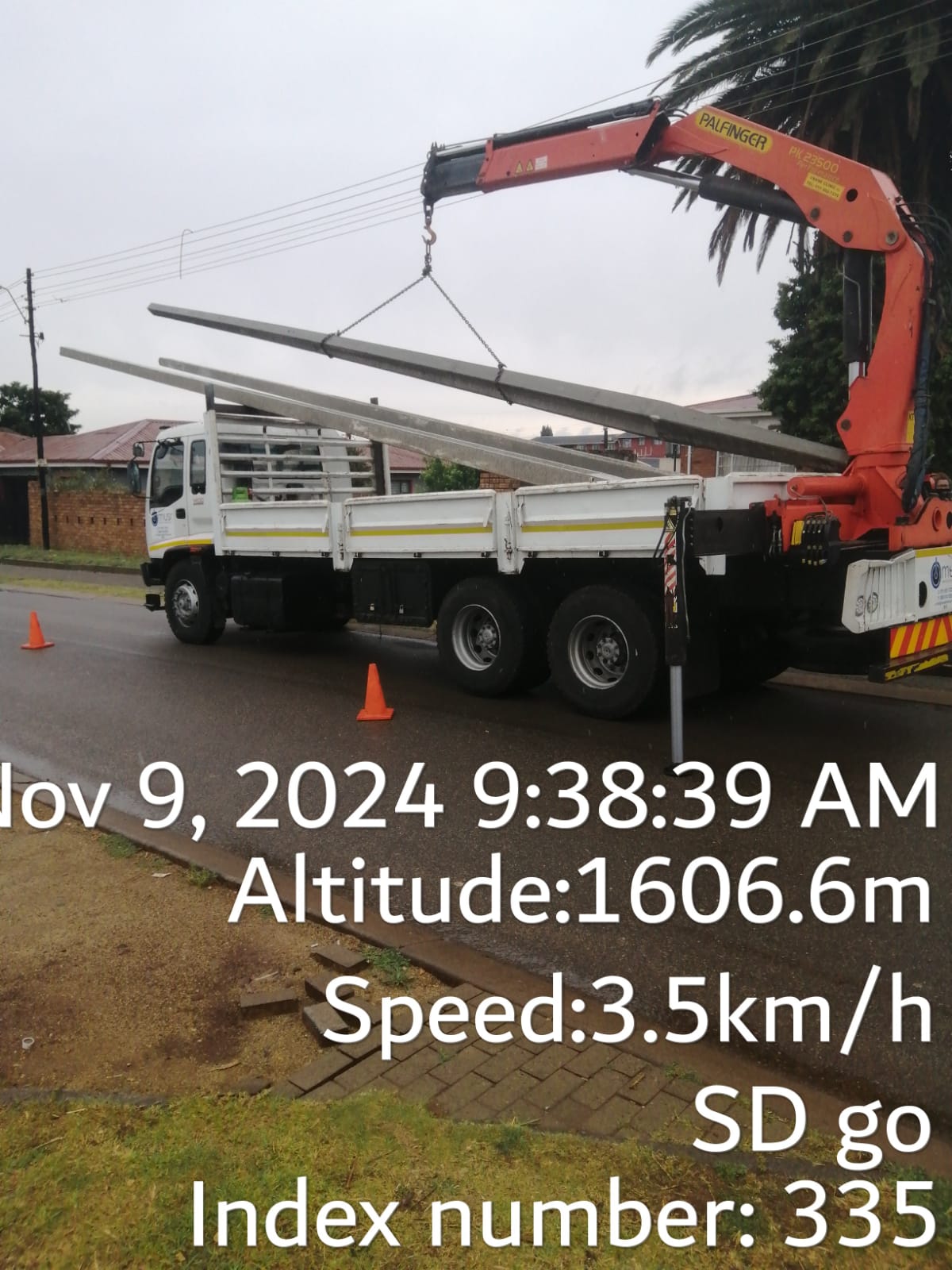 Pole delivery · Gauteng