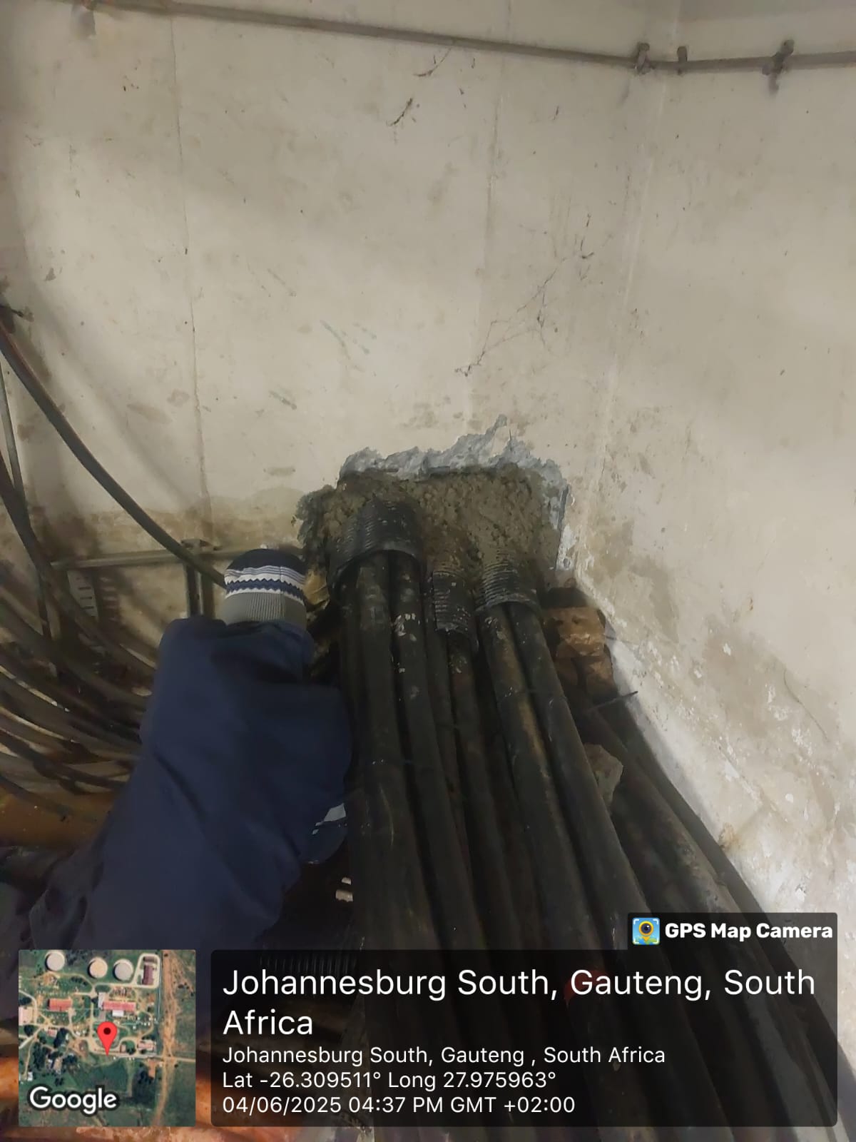 Substation cable entry sealing