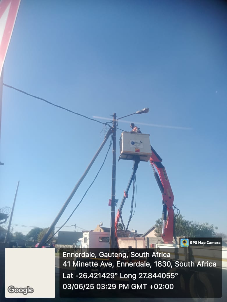 Streetlight pole maintenance
