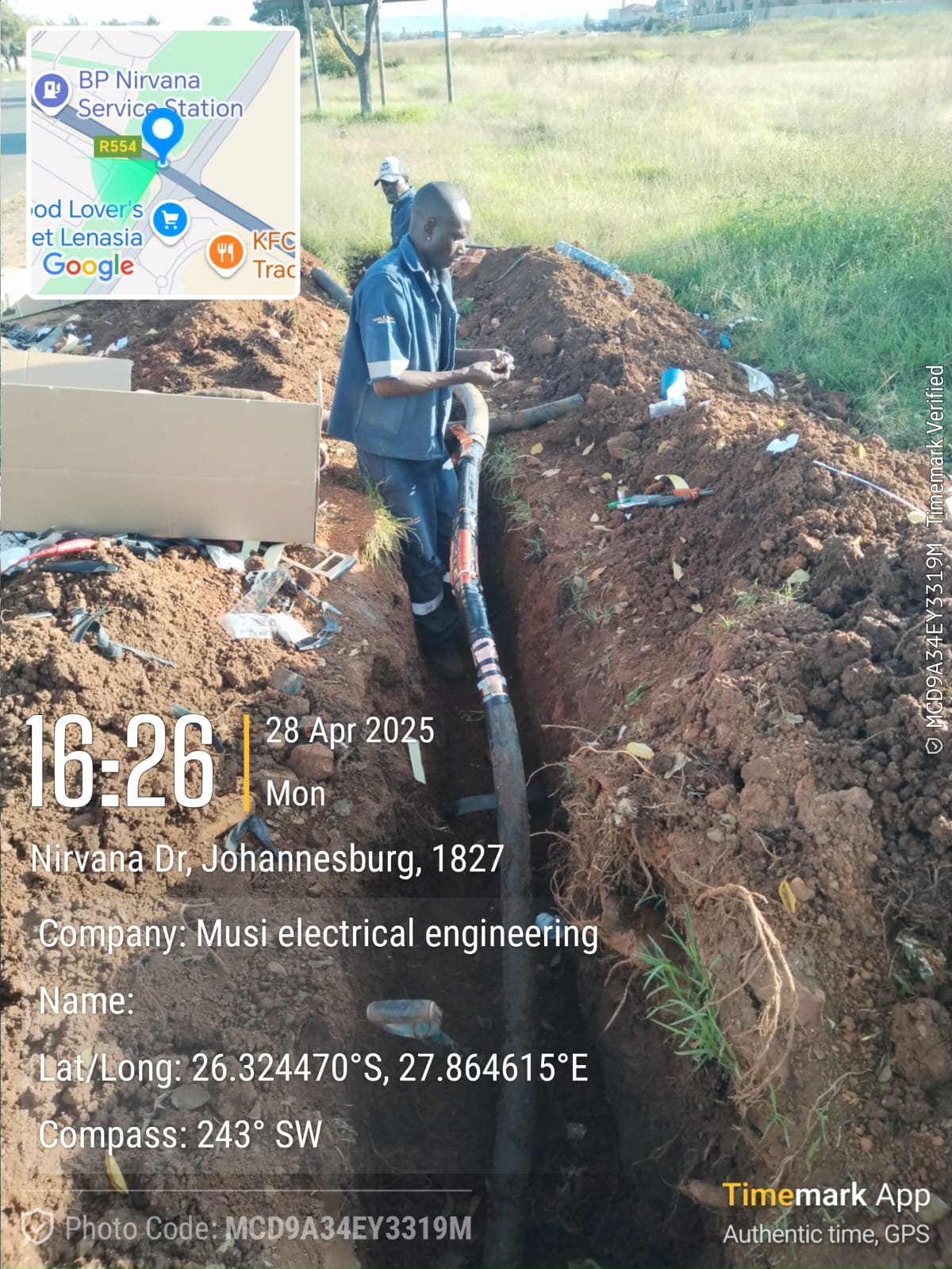 Roadside trench jointing — Nirvana