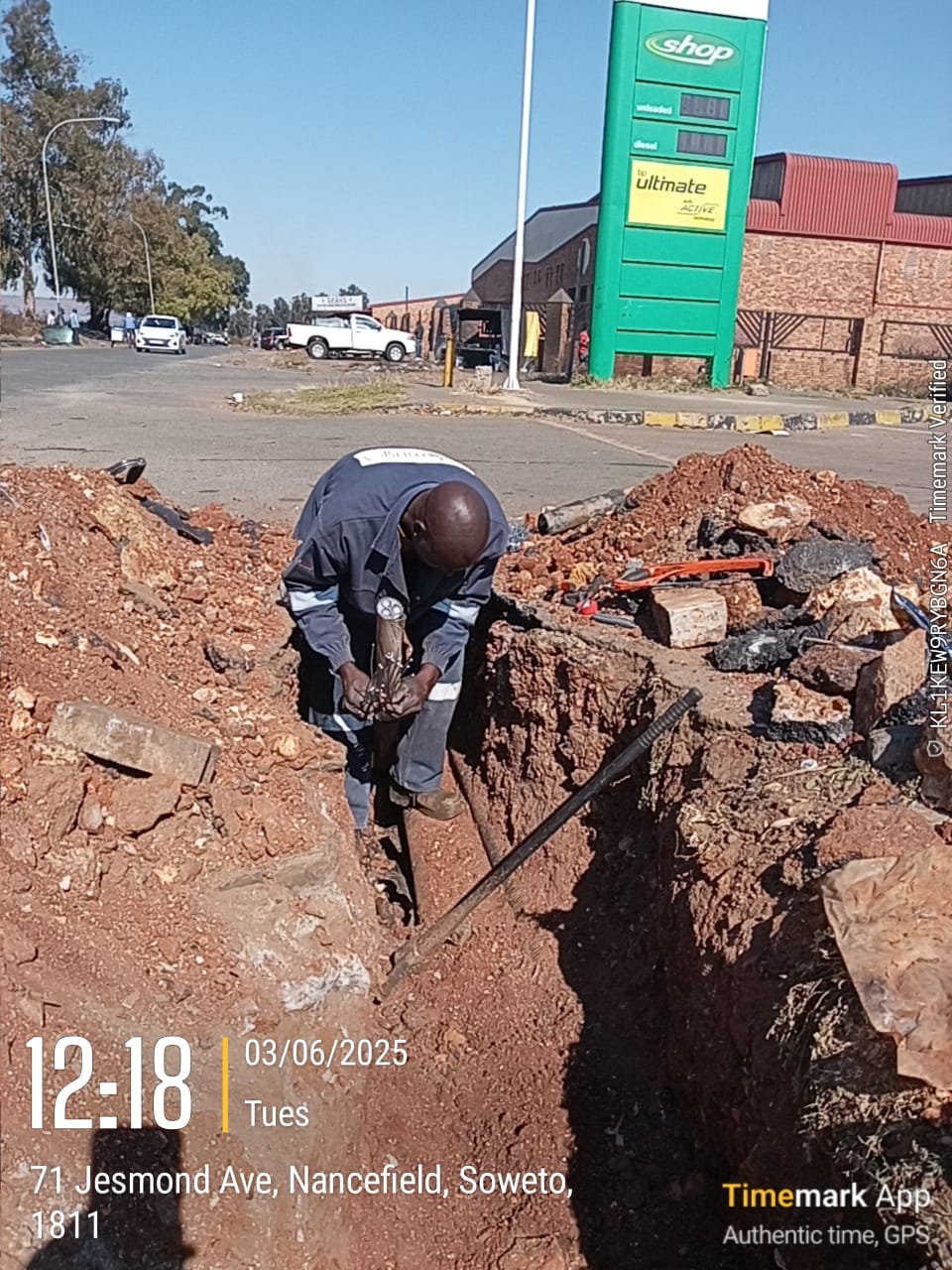 Roadside cable jointing — Nancefield