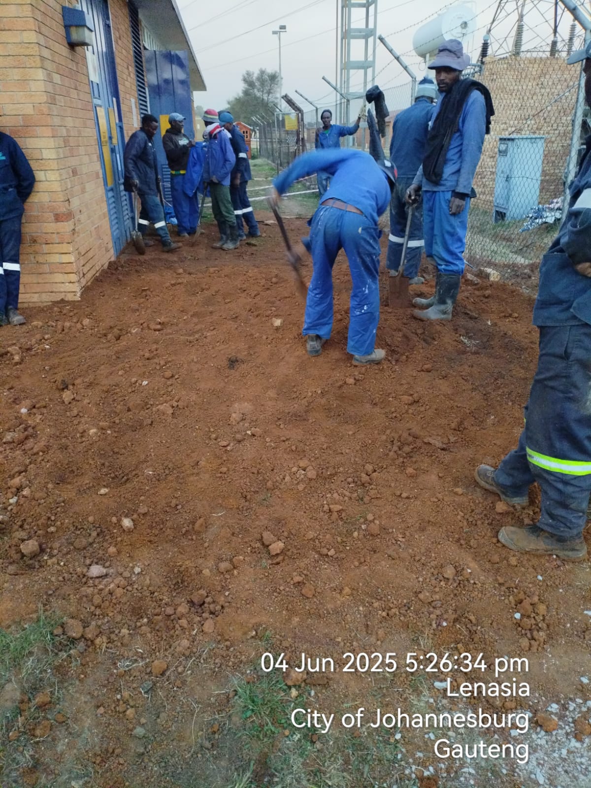 Substation-adjacent site reinstatement