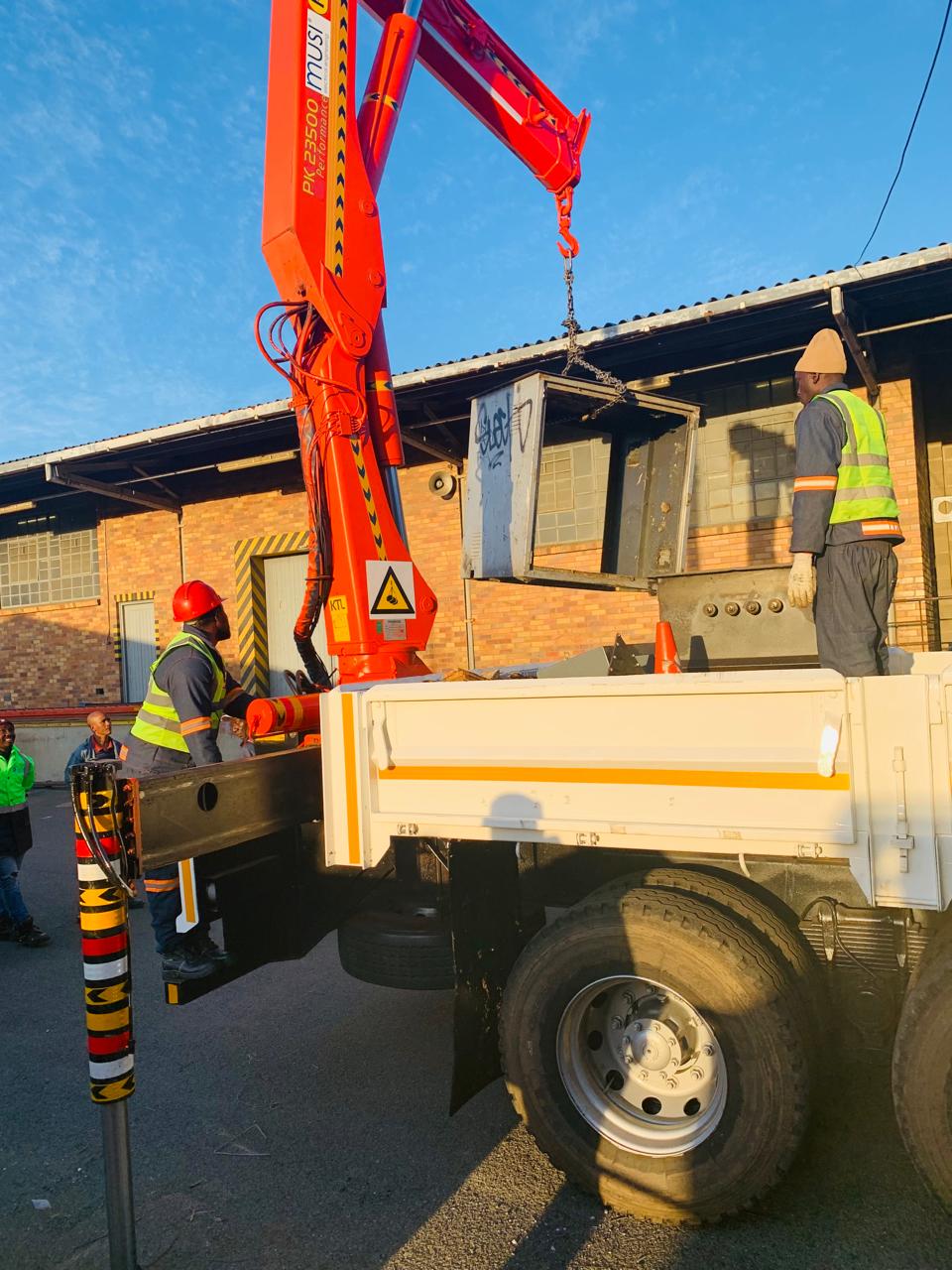 Warehouse kiosk rig-down