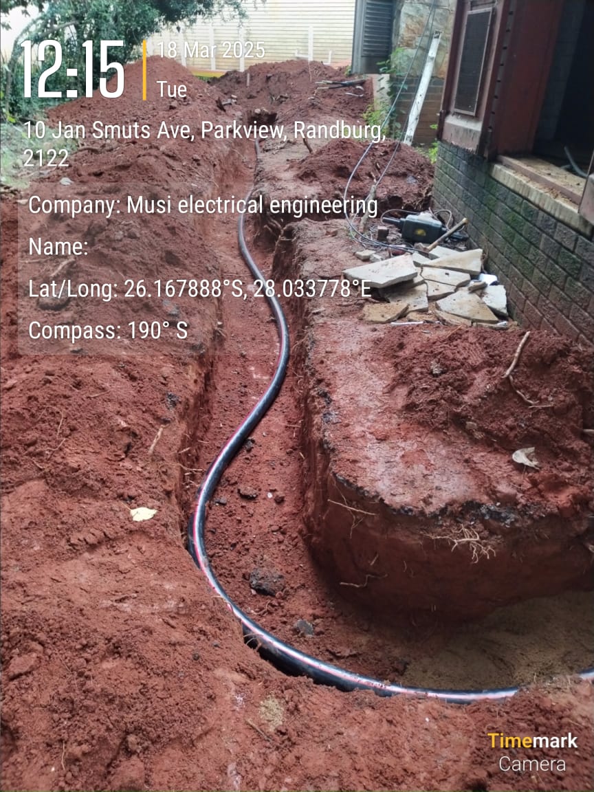 Parkview underground reticulation